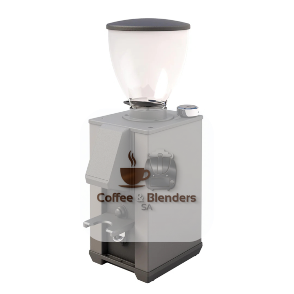 Macap Leo 55 Easy on-demand espresso grinder in hardened steel — available in South Africa from Coffee and Blenders SA